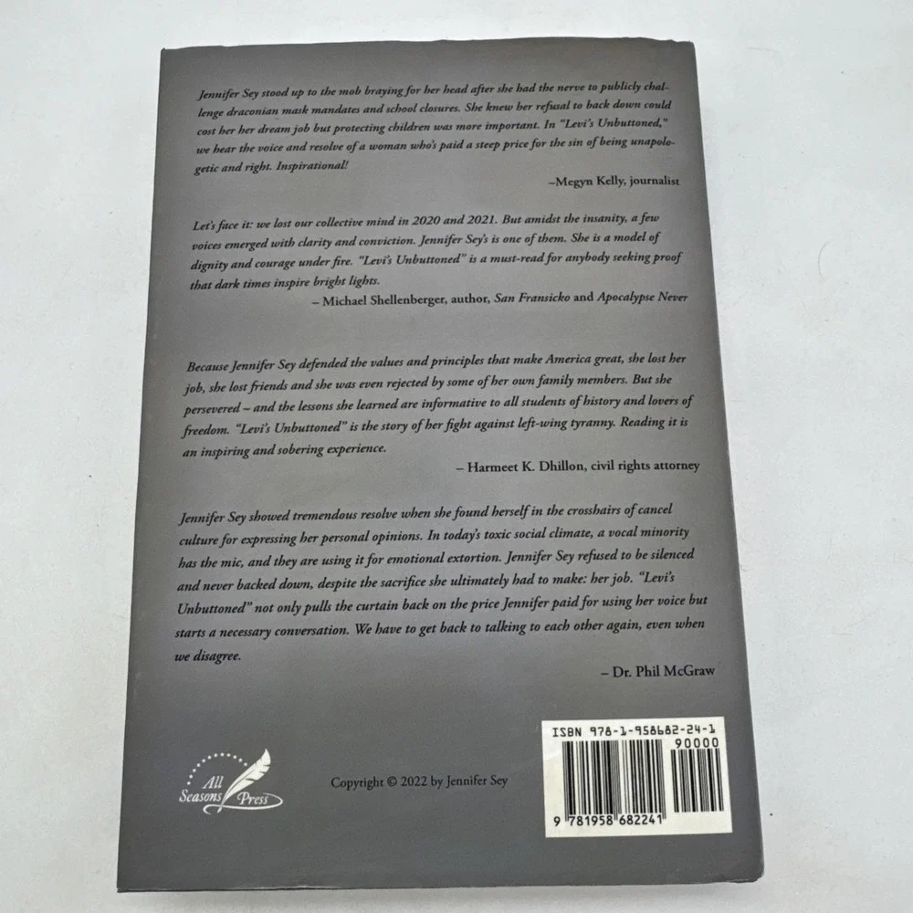 Levi's Unbuttoned: The Woke Mob Took- Sey, 9781958682241, hardcover